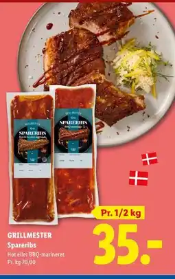 Lidl GRILLMESTER Spareribs tilbud