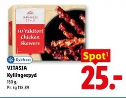 Lidl VITASIA Kyllingespyd tilbud