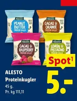 Lidl ALESTO Proteinkugler tilbud