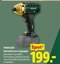 Lidl PARKSIDE Batteridreven slagnøgle tilbud
