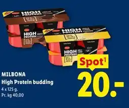 Lidl MILBONA High Protein budding tilbud