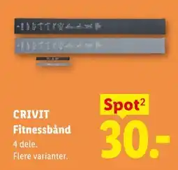 Lidl CRIVIT Fitnessbånd tilbud