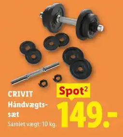 Lidl CRIVIT Håndvægtssæt tilbud