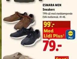 Lidl ESMARA MEN Sneakers tilbud