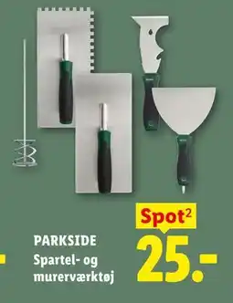 Lidl PARKSIDE Spartel- og murerværktøj tilbud