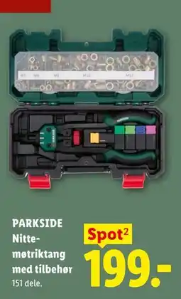 Lidl PARKSIDE Nittemøtriktang med tilbehør tilbud
