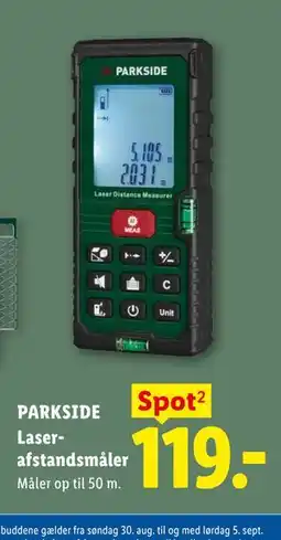 Lidl PARKSIDE Laser-afstandsmåler tilbud