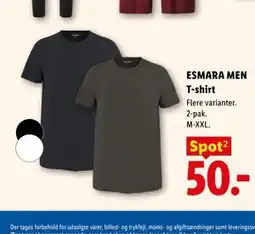 Lidl ESMARA MEN T-shirt tilbud