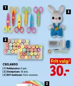 Lidl CRELANDO Hobbysakse tilbud