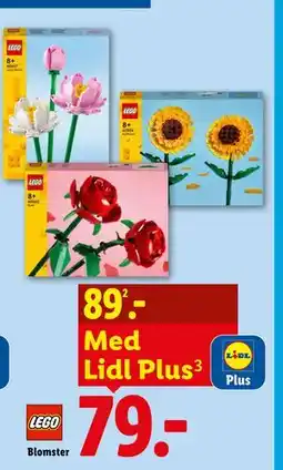 Lidl LEGO Blomster tilbud