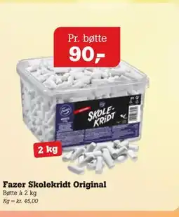 Poetzsch Padborg Fazer Skolekridt Original tilbud