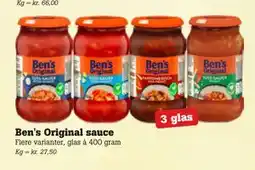 Poetzsch Padborg Ben's Original sauce tilbud