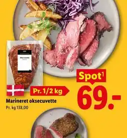 Lidl Marineret oksecuvette tilbud