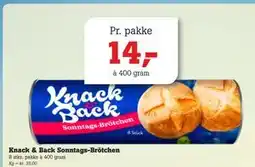 Poetzsch Padborg Knack & Back Sonntags-Brötchen tilbud