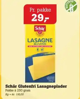Poetzsch Padborg Schär Glutenfri Lasagneplader tilbud