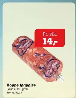 Poetzsch Padborg Hoppe løgpølse tilbud