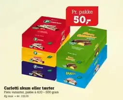 Poetzsch Padborg Carletti skum eller tærter tilbud