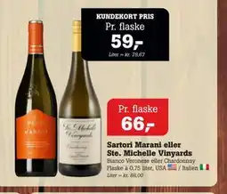 Poetzsch Padborg Sartori Marani eller Ste. Michelle Vinyards tilbud