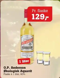 Poetzsch Padborg O.P. Anderson Økologisk Aquavit tilbud