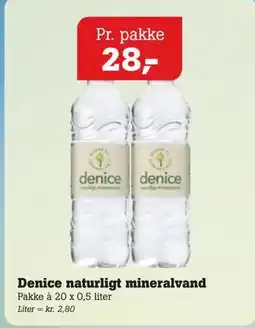 Poetzsch Padborg Denice naturligt mineralvand tilbud
