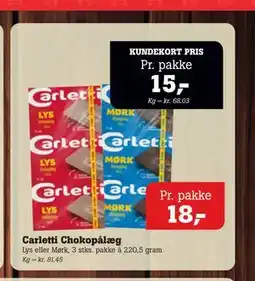 Poetzsch Padborg Carletti Chokopålæg tilbud