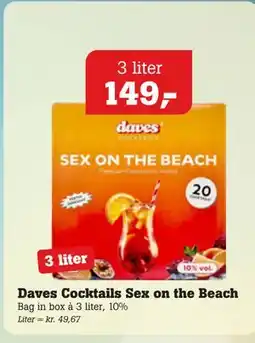 Poetzsch Padborg Daves Cocktails Sex on the Beach tilbud