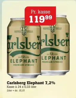 Poetzsch Padborg Carlsberg Elephant 7,2% tilbud