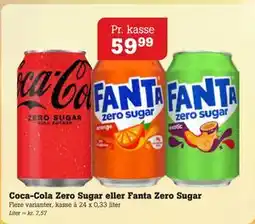Poetzsch Padborg Coca-Cola Zero Sugar eller Fanta Zero Sugar tilbud