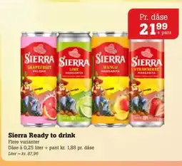 Poetzsch Padborg Sierra Ready to drink tilbud