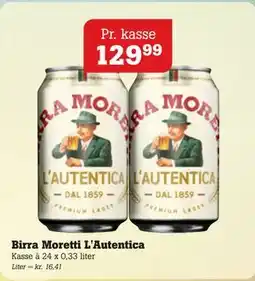 Poetzsch Padborg Birra Moretti L'Autentica tilbud