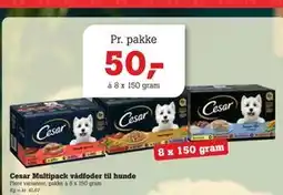 Poetzsch Padborg Cesar Multipack vådfoder til hunde tilbud
