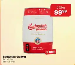 Poetzsch Padborg Budweiser Budvar tilbud