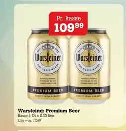 Poetzsch Padborg Warsteiner Premium Beer tilbud