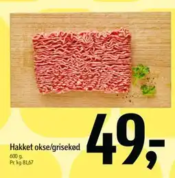 Føtex Hakket okse/grisekød tilbud