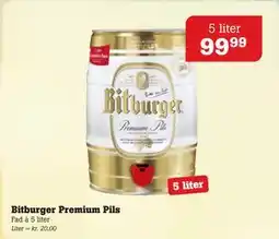 Poetzsch Padborg Bitburger Premium Pils tilbud