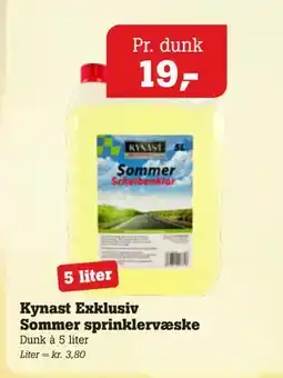 Poetzsch Padborg Kynast Exklusiv Sommer sprinklervæske tilbud