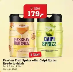 Poetzsch Padborg Passion Fruit Sprizz eller Caipi Sprizz Ready to drink tilbud