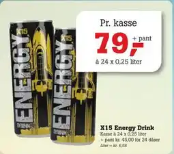 Poetzsch Padborg X15 Energy Drink tilbud