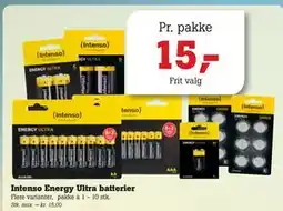 Poetzsch Padborg Intenso Energy Ultra batterier tilbud