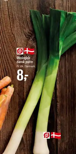 Føtex Økologisk dansk porre tilbud