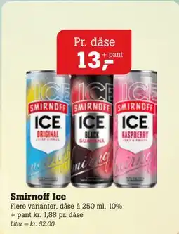 Poetzsch Padborg Smirnoff Ice tilbud