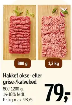 Føtex Hakket okse- eller grise-/kalvekød tilbud
