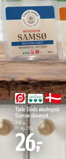 Føtex Tjele Gods økologisk Samsø skiveost tilbud