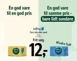 Føtex Tun i olie eller vand tilbud