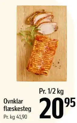 Føtex Ovnklar flæskesteg tilbud