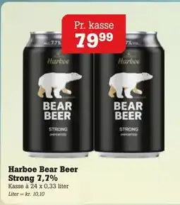 Poetzsch Padborg Harboe Bear Beer Strong 7,7% tilbud