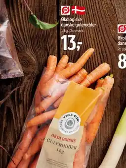 Føtex Økologiske danske gulerødder tilbud