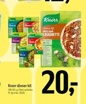 Føtex Knorr dinner kit tilbud