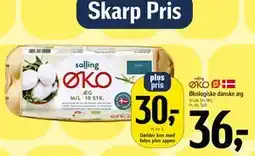 Føtex Økologiske danske æg tilbud