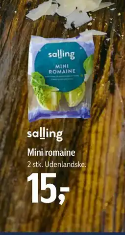 Føtex salling Mini romaine tilbud